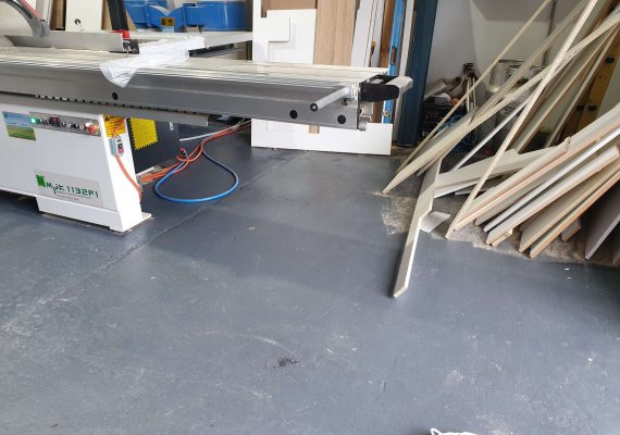 Wood Dust after clean