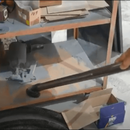 Accumulation-Of-Powder-Coat-Dust-On-Railings-And-Walls